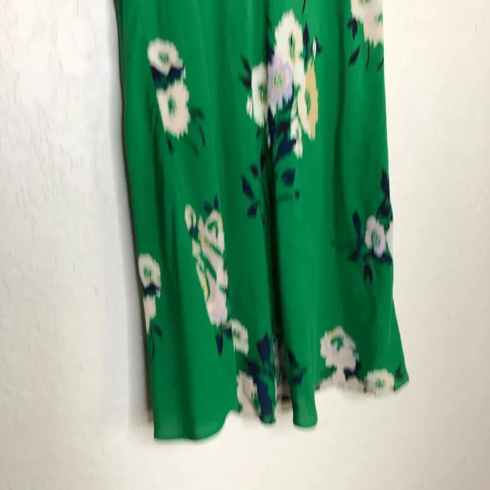 Free People Neon Garden green white floral dress size 0